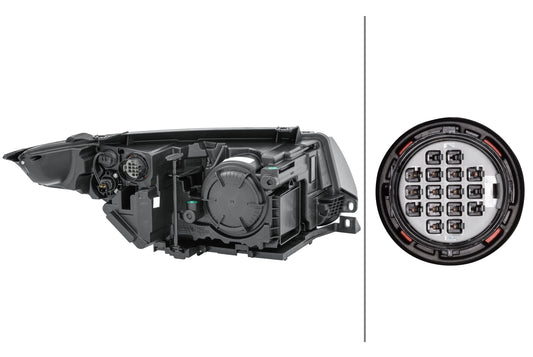 HELLA Halogen-Headlight - left - for e.g. Range Rover Evoque (L538) 1EL354806-091