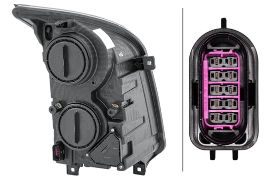 HELLA FF-Headlight - left - for e.g. VW Crafter 30-50 Box (2E_) 1ER011592-051