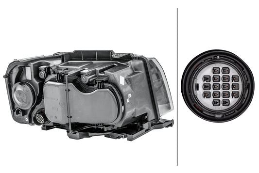 HELLA LED/Halogen-Headlight - left - for e.g. Land Rover Freelander 2 (L359) 1LJ354813-131