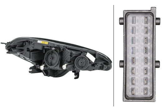 HELLA Bi-Xenon/LED-Headlight - left - for e.g. Opel Corsa E (X15) 1LF011830-111