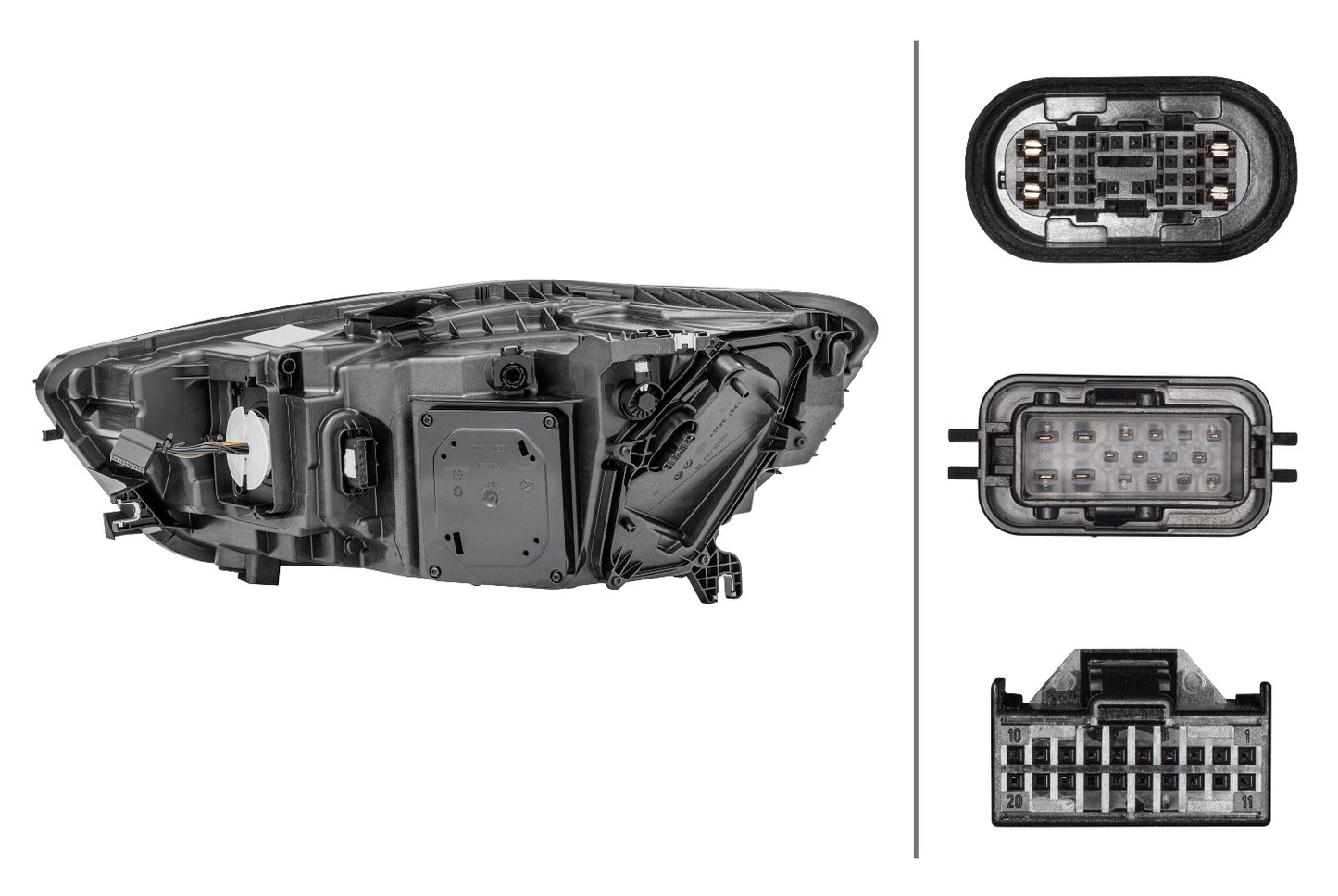HELLA LED-Headlight - right - for e.g. Audi A6 Avant (4G5, 4GD, C7) 1EX011151-421