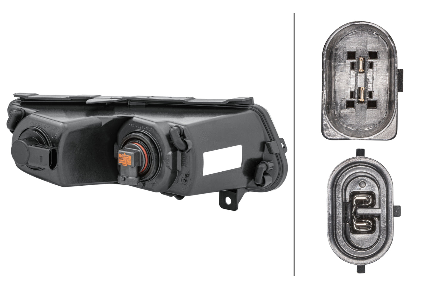 HELLA Bulb-Front Fog Light - left - for e.g. VW Polo (6R1, 6C1) 1ND010377-011