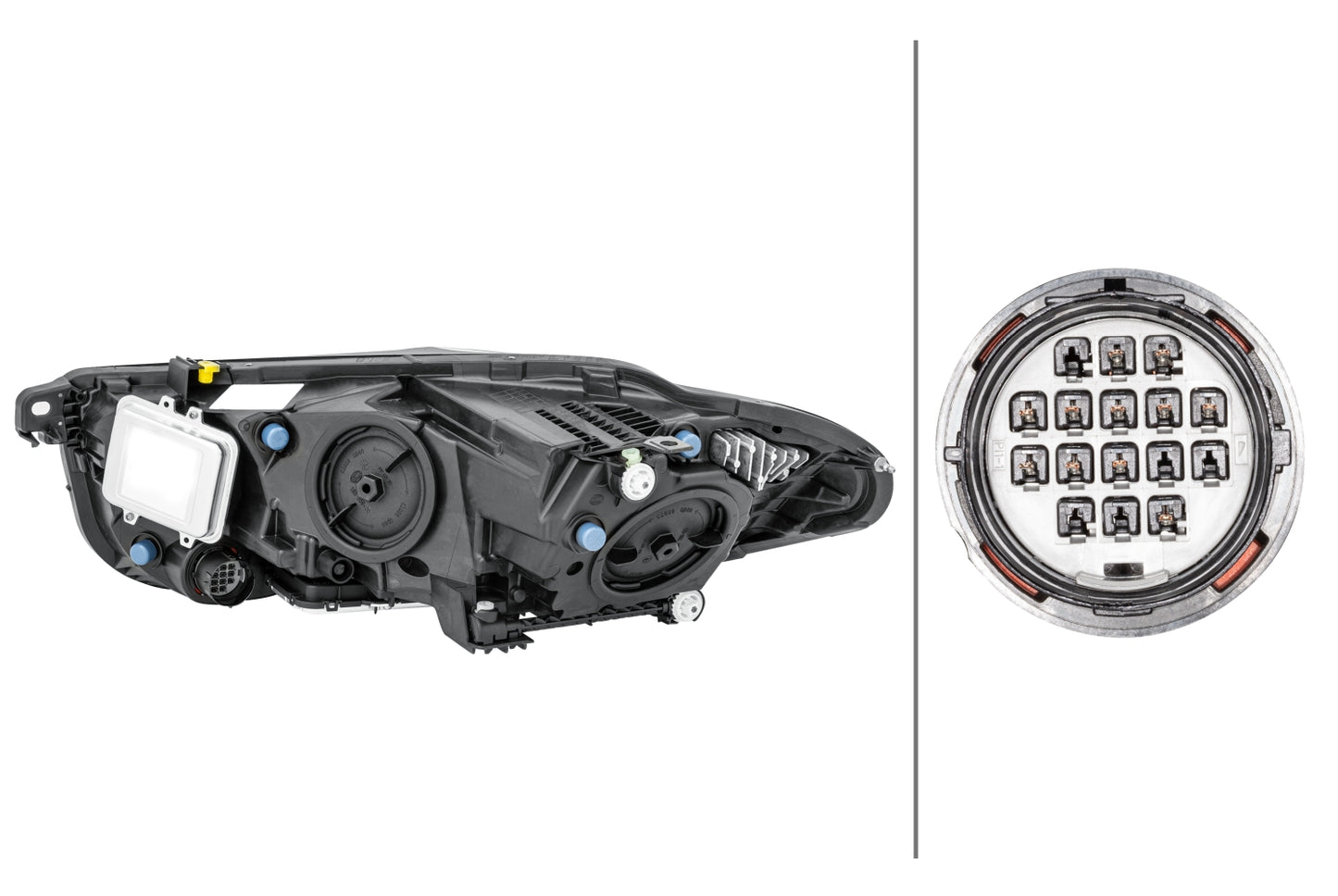 HELLA LED/Bi-Xenon-Headlight - right - for e.g. Jaguar Xe (X760) 1LL011811-341