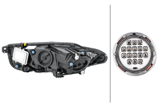 HELLA LED/Bi-Xenon-Headlight - right - for e.g. Jaguar Xe (X760) 1LL011811-341