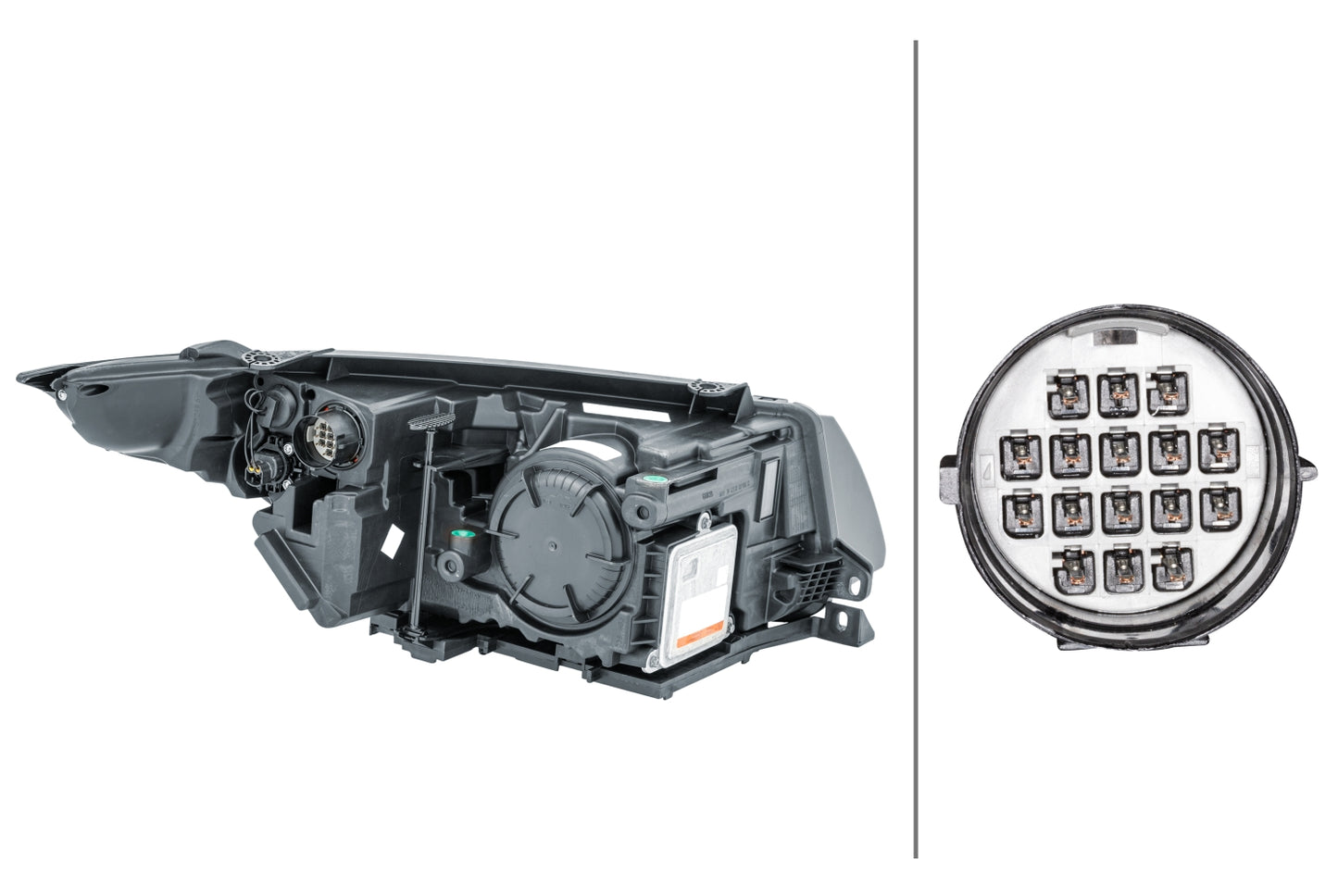 HELLA Bi-Xenon-Headlight - left - for e.g. Range Rover Evoque (L538) 1LL354806-071