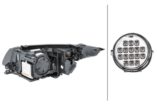HELLA Bi-Xenon-Headlight - right - for e.g. Range Rover Evoque (L538) 1LL354806-081