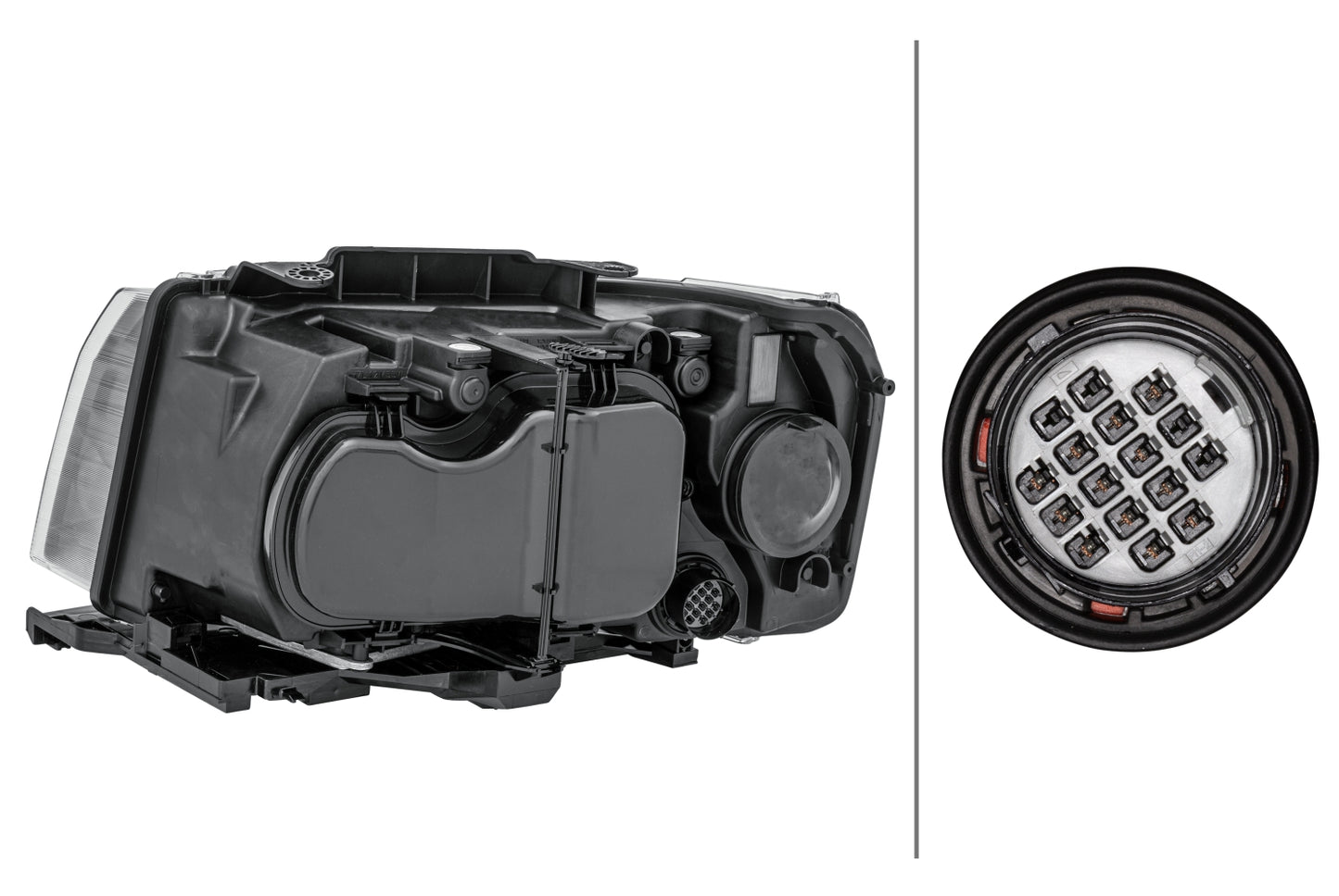 HELLA LED/Bi-Xenon-Headlight - right - for e.g. Land Rover Freelander 2 (L359) 1LL354813-081