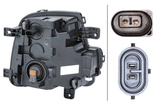 HELLA Bulb-Front Fog Light - left - for e.g. VW Scirocco (137, 138) 1NE011694-131