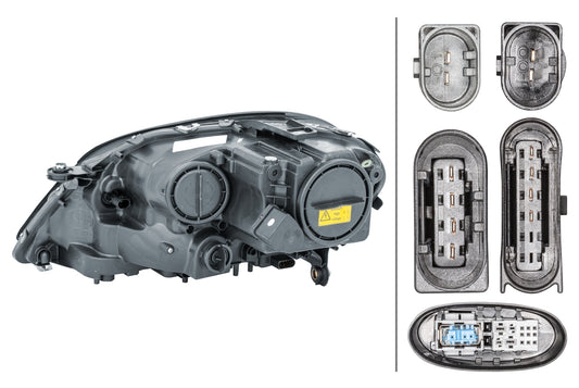 HELLA FF/Bi-Xenon-Headlight - right - for e.g. Mercedes-Benz M-Class (W164) 1ZS263064-521