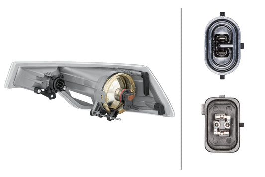 HELLA Bulb-Front Fog Light - right - for e.g. Citroën C5 III (RD_) 1NE271532-021