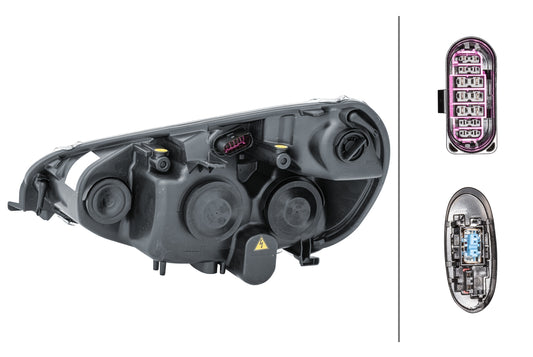 HELLA Bi-Xenon/Halogen-Headlight - right - for e.g. Ford S-Max (WA6) 1ZS009250-801