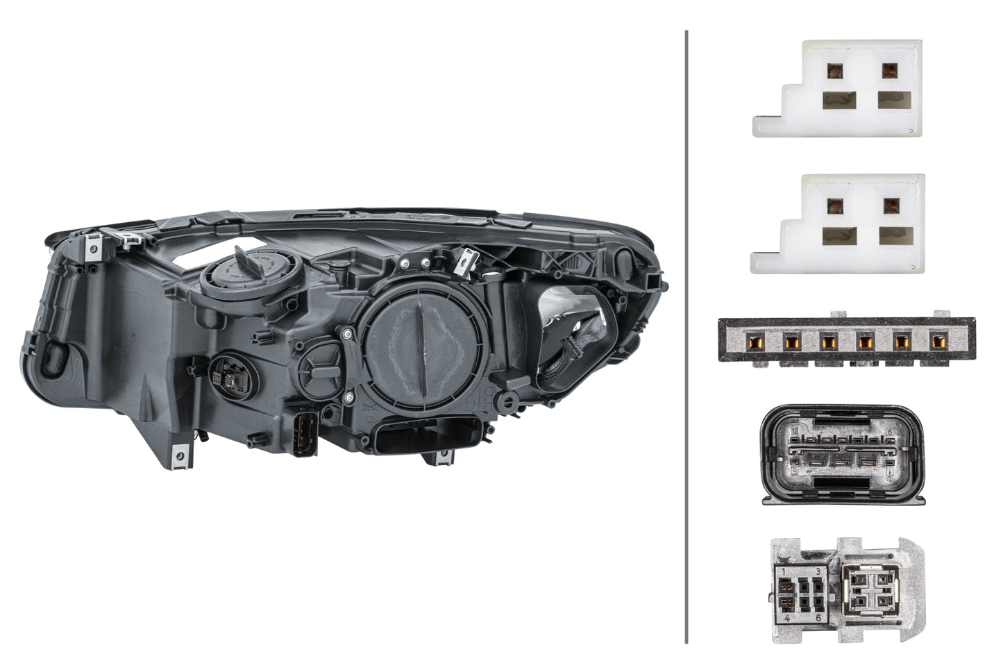 HELLA Bi-Xenon/Halogen-Headlight - right - for e.g. BMW 5 Gran Turismo (F07) 1ZS010130-621