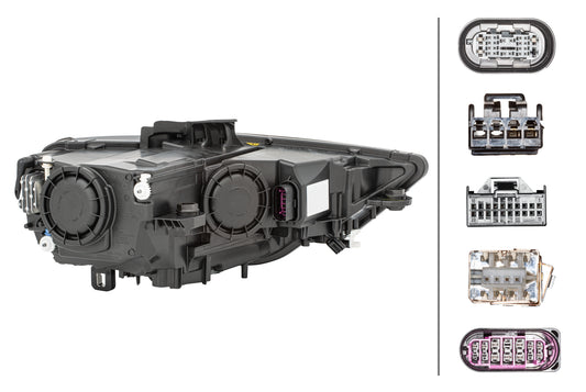 HELLA Bi-Xenon-Headlight - left - for e.g. Audi A3 (8V1, 8VK) 1ZS010740-651