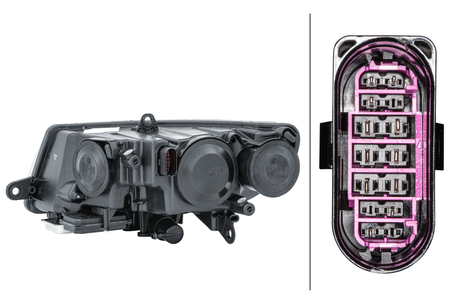 HELLA Halogen/FF/Bi-Xenon-Headlight - right - for e.g. Skoda Superb II Estate (3T5) 1ZS247047-341