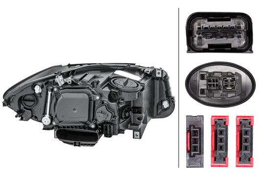 HELLA Bi-Xenon/LED-Headlight - left - for e.g. BMW 5 (F10) 1ZT011087-911