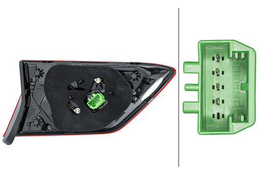 HELLA Rearlight - LED - Inner Section - right - for e.g. VW Tiguan (AD1) 2SA012522-121