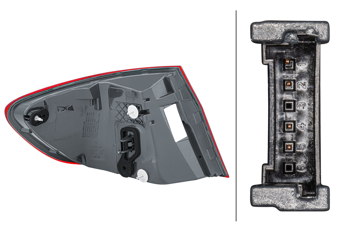 HELLA Rearlight - LED - Outer section - right - for e.g. BMW 5 (F10) 2SD010234-101