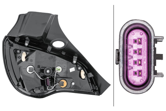 HELLA Rearlight - Bulb - right - for e.g. Opel Adam (M13) 2SD354812-021