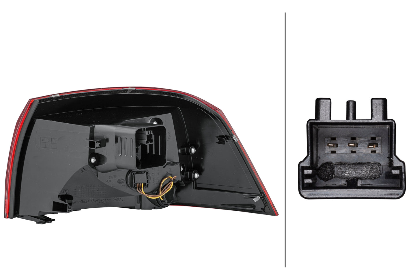HELLA Rearlight - LED - Outer section - left - for e.g. VW Golf VI Convertible (517) 2SD010970-031