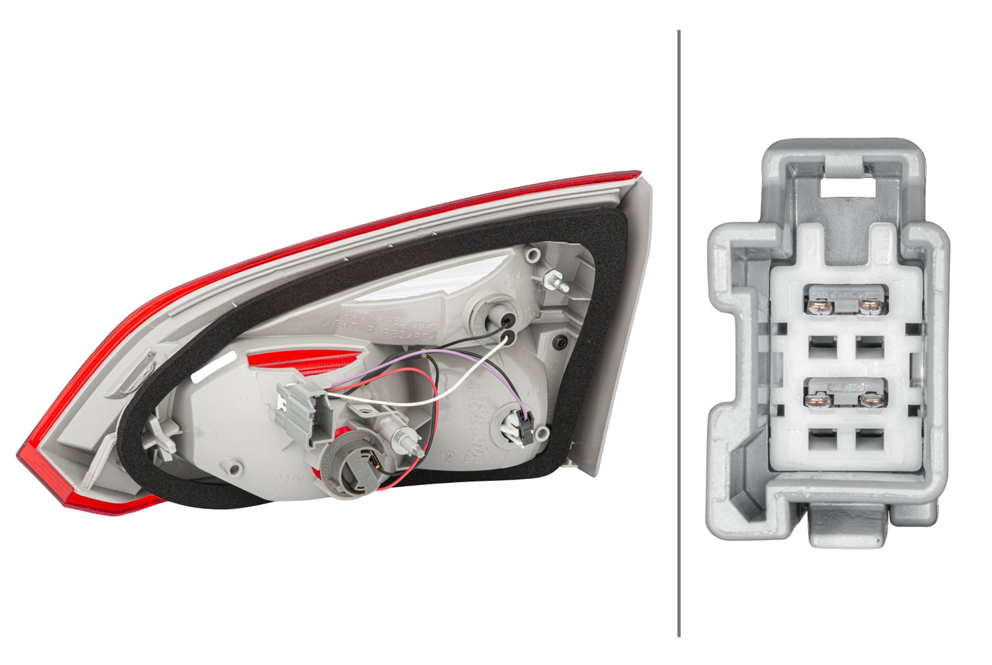 HELLA Rearlight - LED - Inner Section - left - for e.g. Ford Focus III Turnier 2TP354995-131