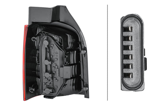 HELLA Rearlight - Bulb - right - for e.g. VW T5 Box (7Ha, 7Hh, 7Ea, 7Eh) 2SK008579-221