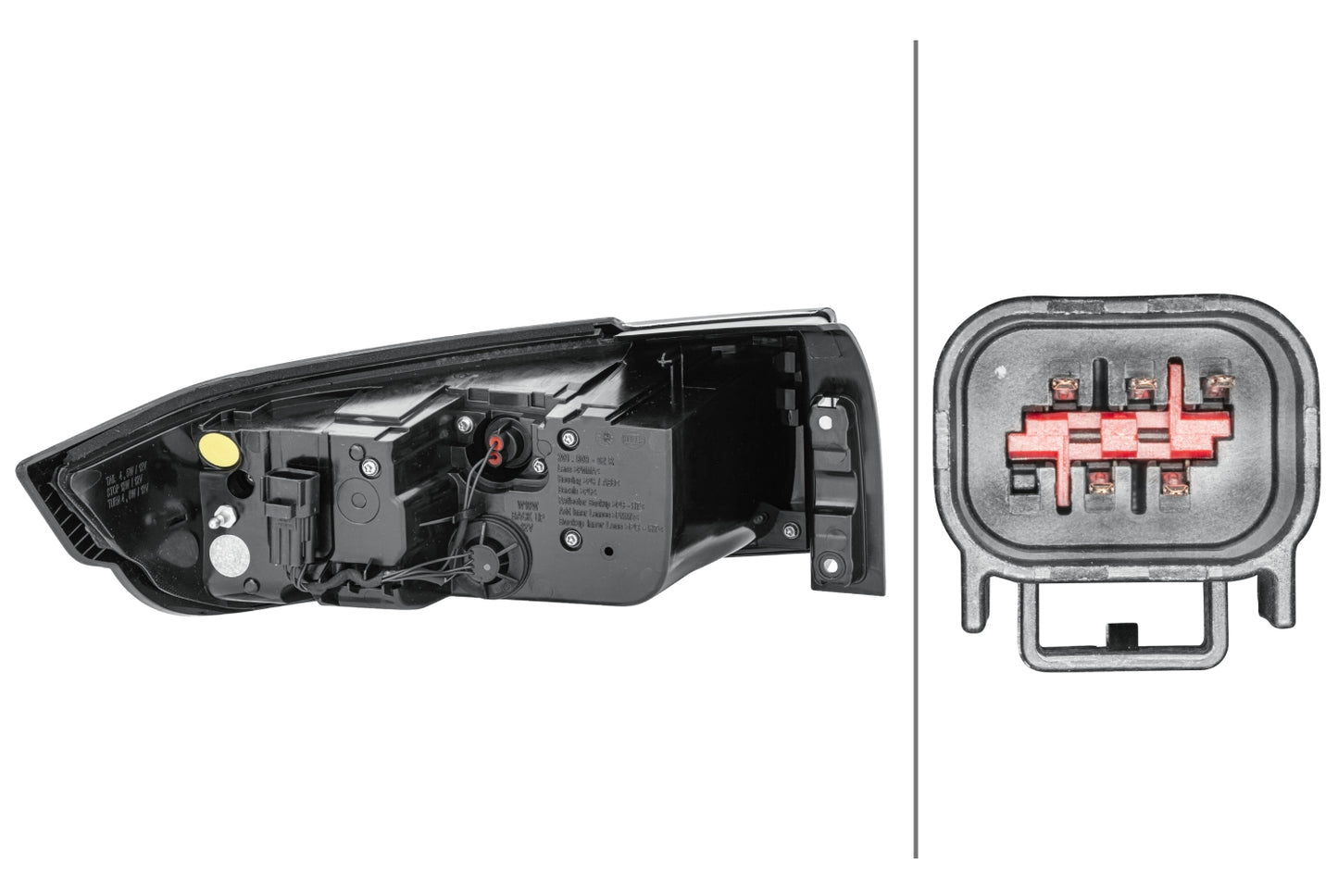 HELLA Rearlight - Hybrid - right - for e.g. Range Rover Evoque (L538) 2SK012379-461