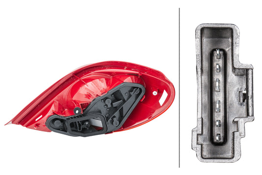 HELLA Rearlight - Bulb - left - for e.g. Peugeot 207 Cc (Wd_) 2VP354039-011