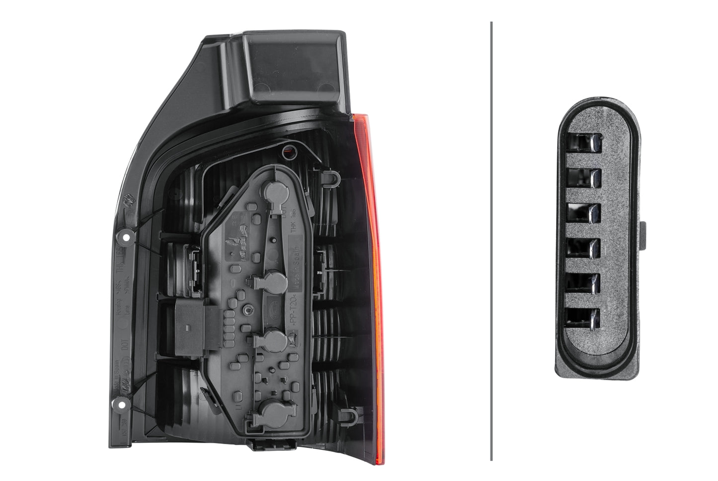 HELLA Rearlight - Bulb - left - for e.g. VW T5 (7HB,7HJ,7EB,7EJ,7EF,7EG,7HF,7EC) 2SK008579-131