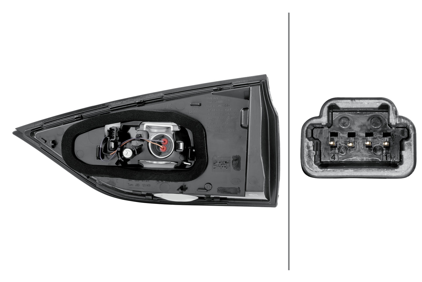 HELLA Rearlight - LED - Inner Section - left - for e.g. Renault Espace V (Jr_) 2TZ011662-031