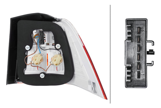 HELLA Rearlight - LED - Outer section - left - for e.g. BMW 5 Touring (E61) 2VA009426-111
