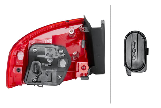 HELLA Rearlight - LED - Outer section - right - for e.g. Audi A4 (8K2, B8) 2VA010085-101