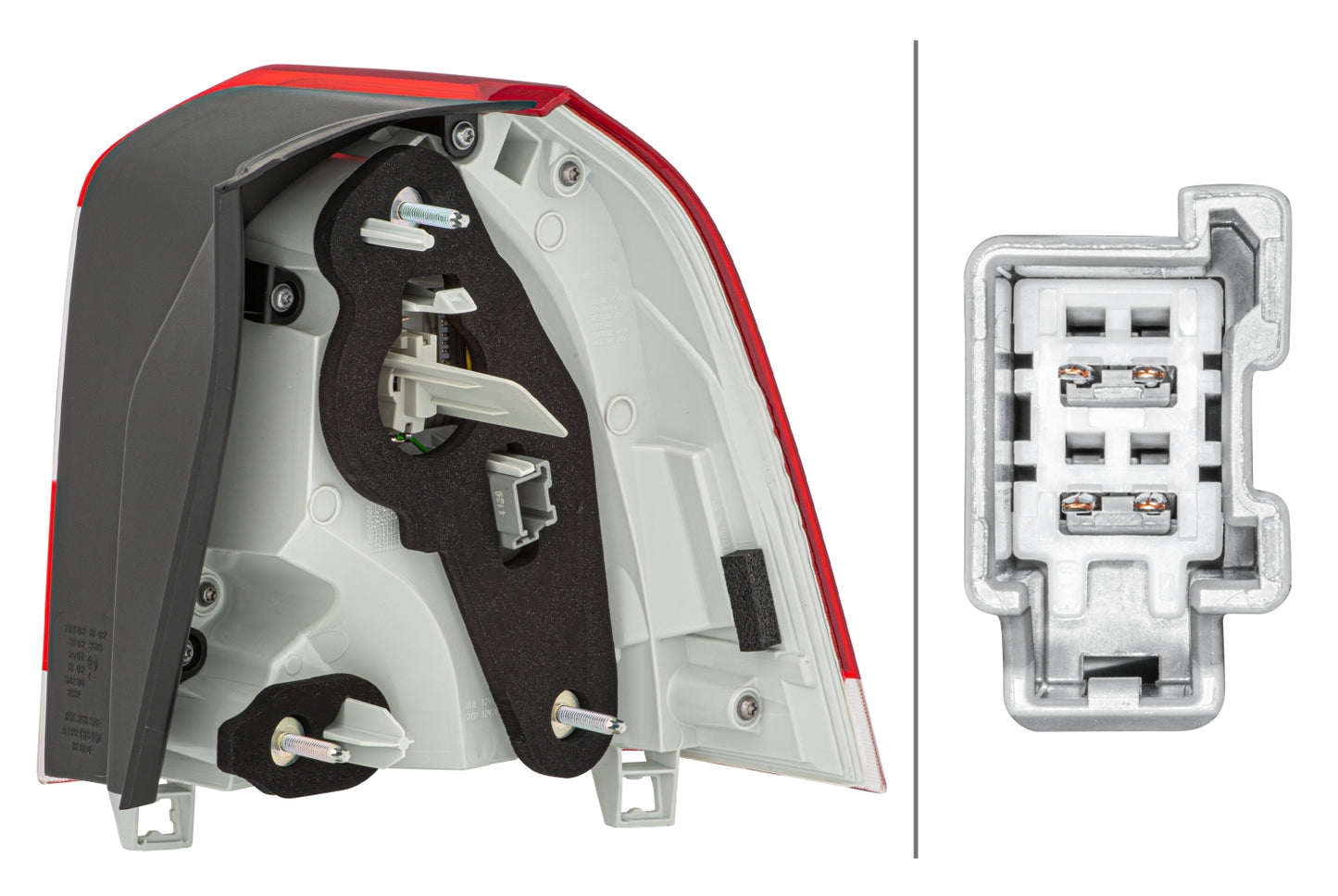 HELLA Rearlight - LED - Outer section - left - for e.g. Volvo V70 III (135) 2VA011527-031