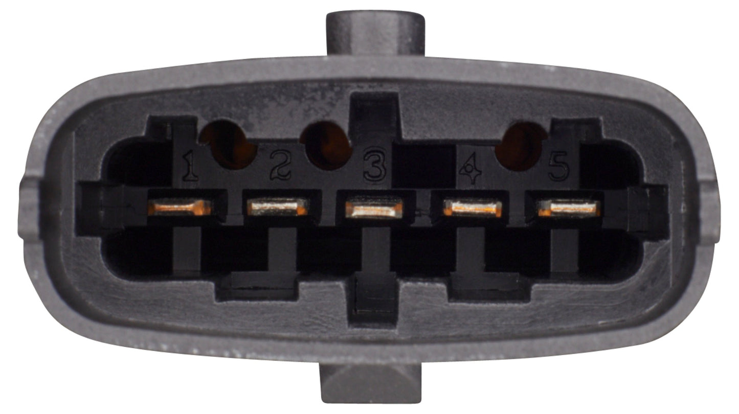 HELLA Mass Air Flow Sensor - 5-pin connector - Pipe-neck 8ET009142-691