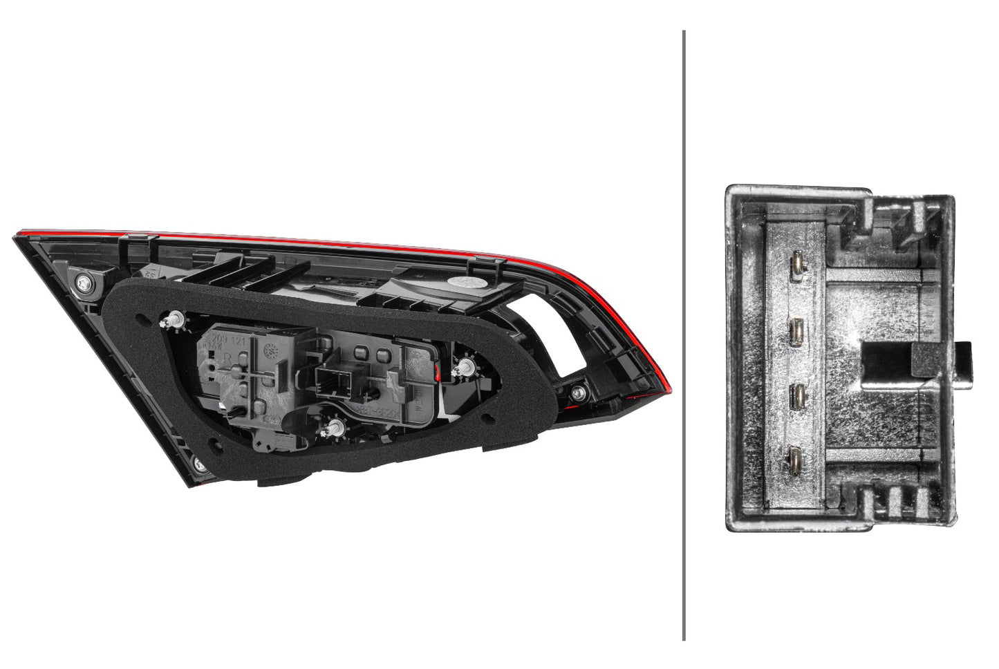 HELLA Rearlight - Hybrid - Inner Section - right - for e.g. Audi A3 Sportback (8VA, 8V 2TZ012839-061