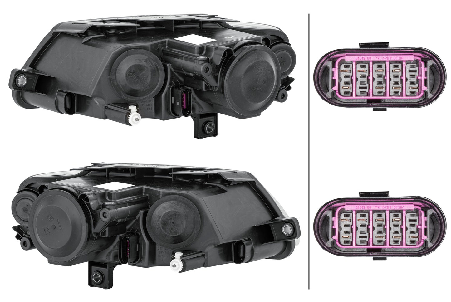 HELLA DE/Halogen-Headlight Set - 12V 1EL247014-831