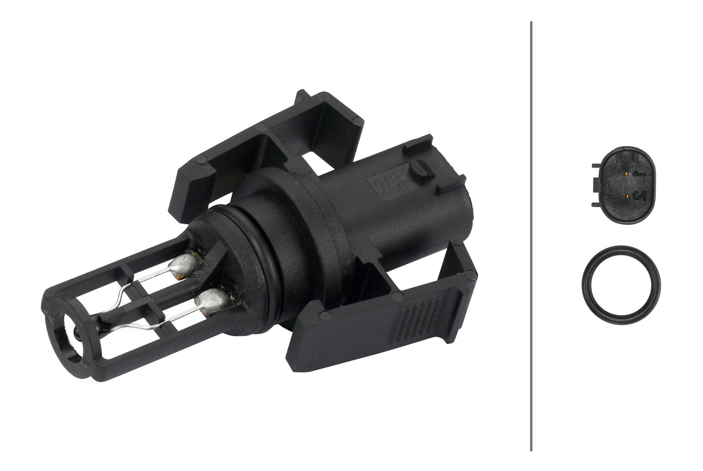 HELLA Sensor, intake air temperature - 2-pin connector 6PT009109-291