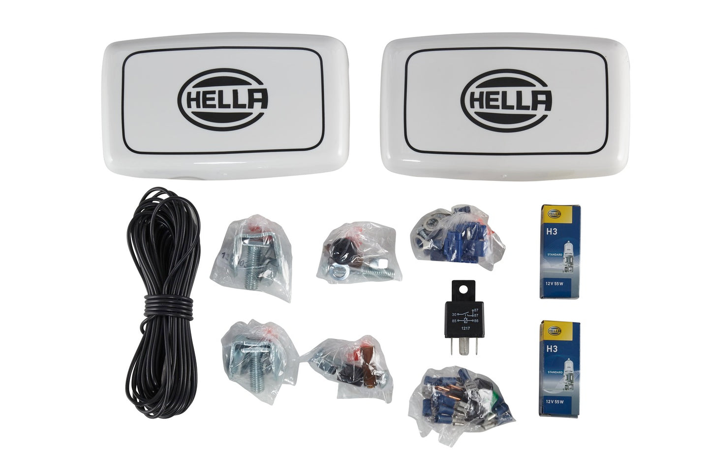 HELLA FF/Halogen-Front Fog Light Set - Comet FF 450 - 12/24V 1NB010951-831