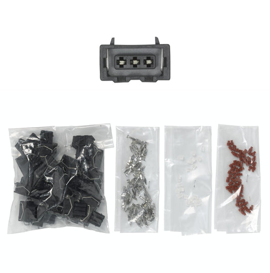 HELLA Plug Housing - 3-pin connector - Quantity: 20 8JD162581-802