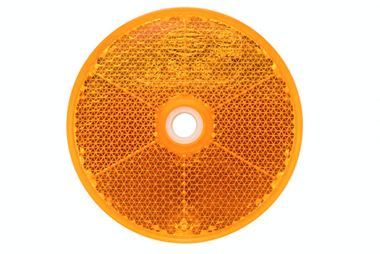 HELLA Reflector - Lens Colour: yellow (amber) - round - Bolted/mounting 8RA002014-872
