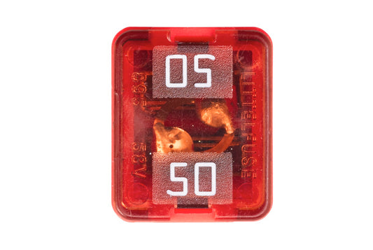 HELLA Fuse - for low JCASE fuse - 50A - red 8JS740026-771