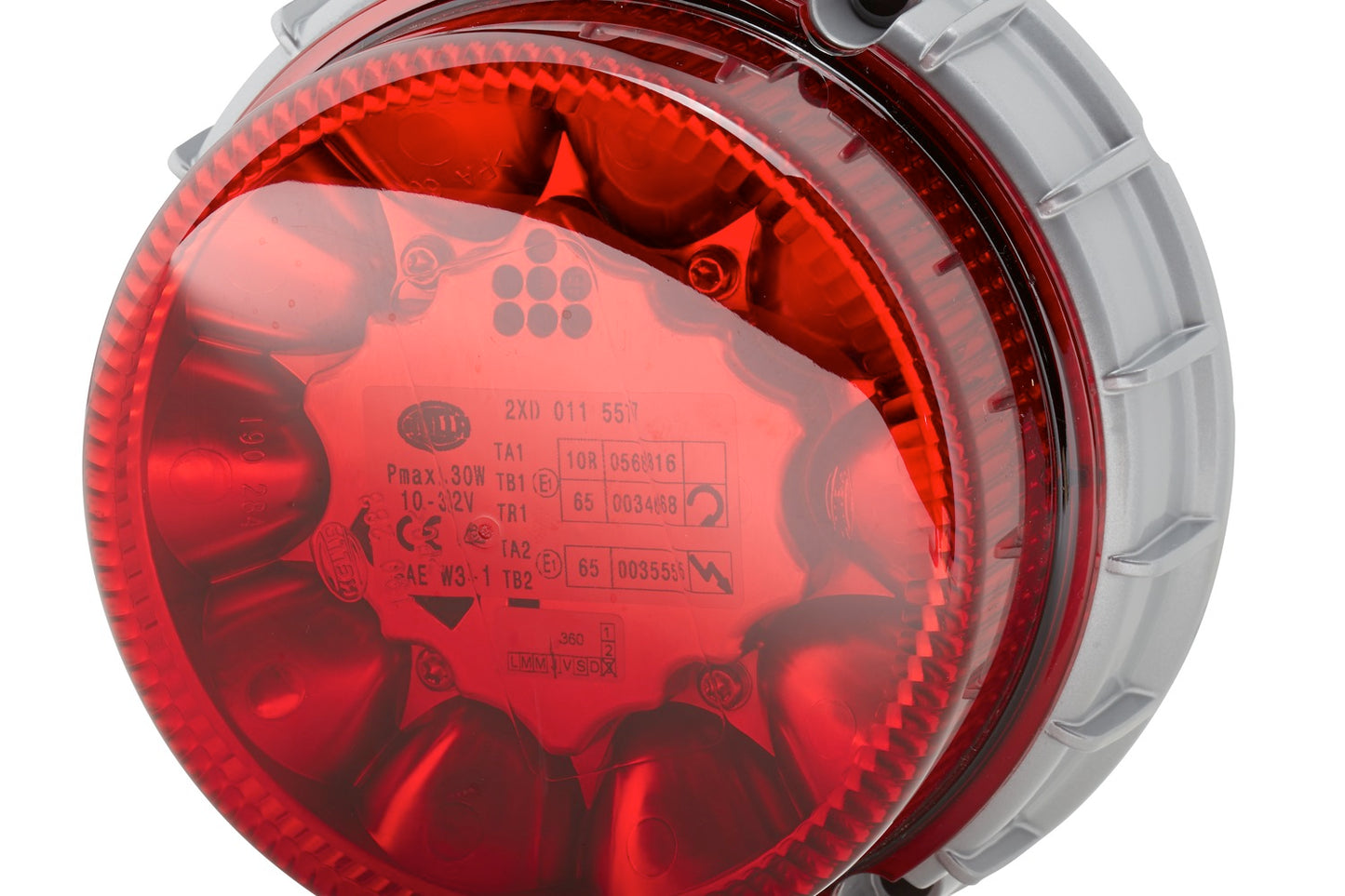 HELLA LED-Strobe-type Beacon - K-LED 2.0 F - 12/24V - Red 2XD011557-121