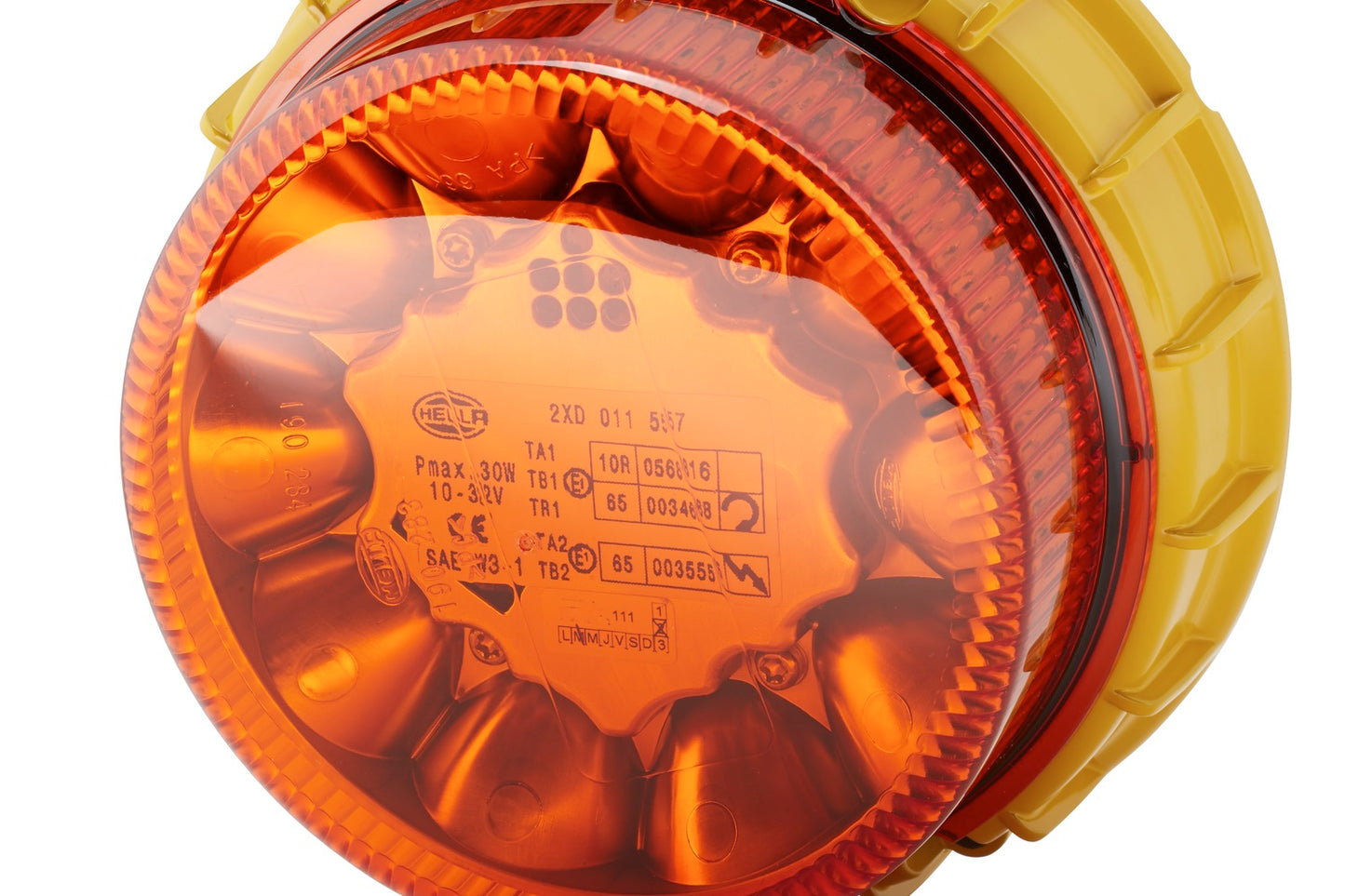 HELLA LED-Strobe-type Beacon - K-LED 2.0 F - 12/24V - yellow (amber) 2XD011557-601