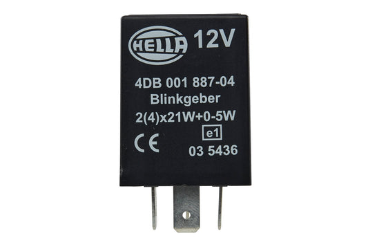 HELLA Flasher Unit - 12V - 4-pin connector 4DB001887-041