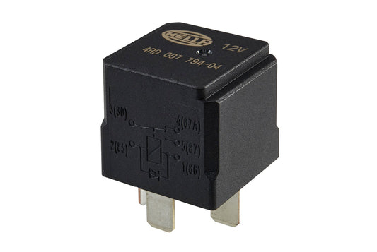 HELLA Relay, main current - 12V - 5-pin connector - W3 - B1 4RD007794-041