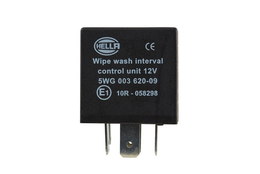 HELLA Relay, wipe/wash interval - 12V - 6-pin connector 5WG003620-091