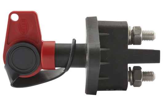 HELLA Main Switch, battery - Rotary Operation - 24V - Number of connectors: 2 6EK002843-121