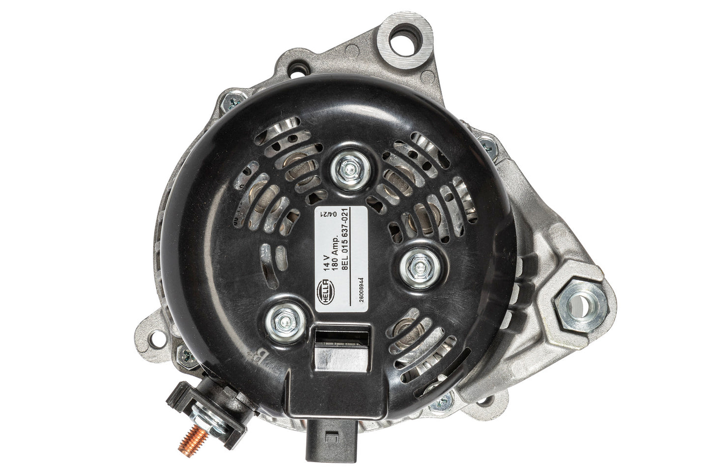 HELLA Alternator - 14V - 180A - for e.g. BMW 3 (F30, F80) 8EL015637-021
