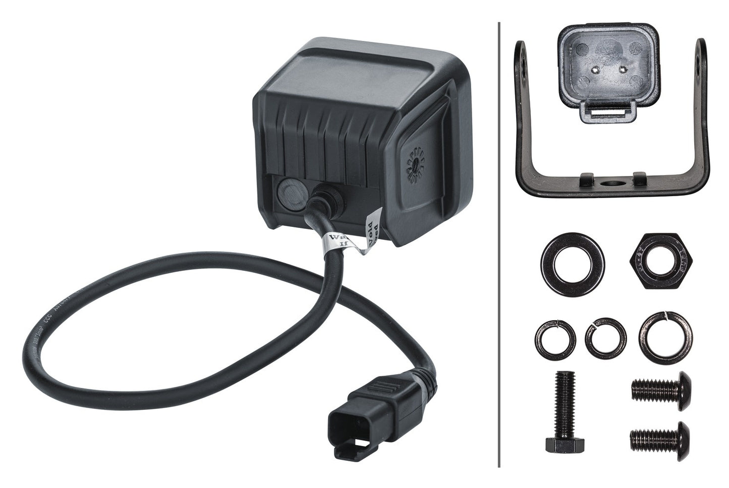 HELLA LED-Spotlight - Black Magic Edgeless Cube Kit 2.7" - 12/24V - 1400lm 1FA358176-801