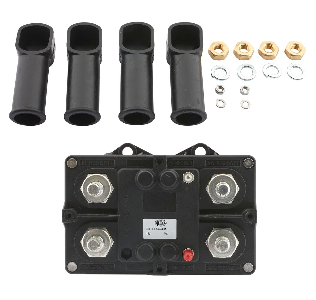 HELLA Main Switch, battery - 12V - 2-pin connector 6EK008776-001