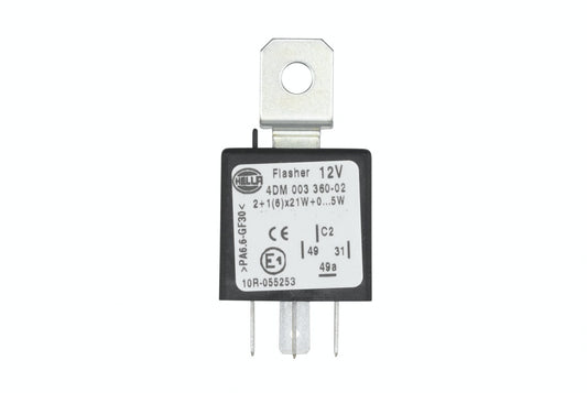 HELLA Flasher Unit - 12V - 4-pin connector 4DM003360-021